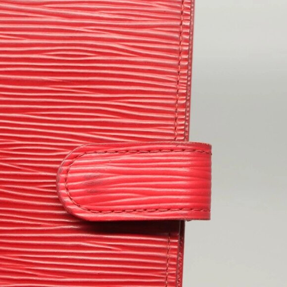 LOUIS VUITTON Epi Agenda PM Day Planner Cover Red R20057 LV Auth 118196 - Picture 10 of 16